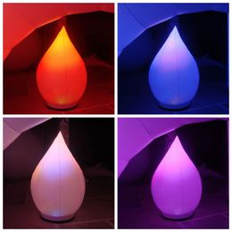 1.2m H Beautiful Led Lighting Inflatable Water Drop For Decorations Made In China