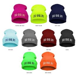 14 Colors Winter Beanies for Women Men Letter Print Snap Back Beanie Bonnet Unisex Gorro Skull Knit Caps Hip Hop Punk Ski Hats GH-111