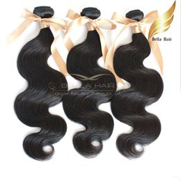 10 34 100 mongolian hair weaves virgin hair 4pcs lot human body wave hair extensions bellahair