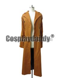 Who is Doctor Dr. Brown Long Trench Coat Suit Cosplay Costume Wool Version