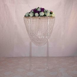 Wholesale large and tall acrylic crystal flower vases for Centrepieces