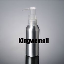 300pcs/lot Capacity 100ml Electrical Aluminum Bottle with Pump Cosmetic Packaging LD02-1