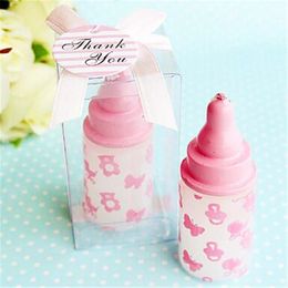 Free Shipping 100PCS Baby Bottle Candle Favours for Kids Birthday Presents Children's Days Baptism Party Gifts Baby Shower