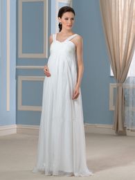 Promotion New Cheap Maternity Wedding Dresses Bridal Gowns Vestido De Noiva Long Straps Wedding Dress Summer Maternity Women Dress Plus Size