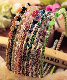 Fashion Bohemian Style Women's Crystal head hoop hairpin headband hair clip Accessories Girls Hair Ornaments Fashion Hair band Accessories