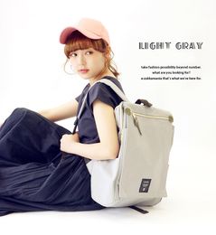 Fashion New anello Japan School Bags Mens Womens Backpack Waterproof School travel Laptop Flip Bag Handbags Totes Polyester Original