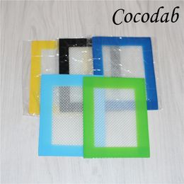 14x11.5cm custom silicone dab mat silicone oil mat silicone pad dab wax vaporizer oil mat for glass bong DHL