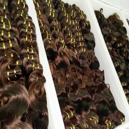 Back to School Sale wholesale Human Hair Brazilian body wave weaves 20pcs/lot cute texture