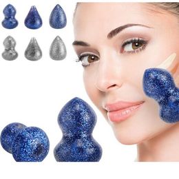 3D Silicone Cosmetic Puff Glitter Makeup Sponge BB Cream Liquid Foundation Flawless Face Powder Puff Facial Make Up Beauty Tool