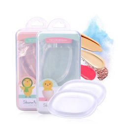 Lameila Brand Cosmetic Silicone Sponge Blender Transparent Clean Soft Makeup Sponges Puff Easy Flawless Facial Make up Tools
