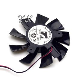 video card fanNew 6770 Graphics card fan FS1280-A1842C 12V 0.28A 2 Line Fan Diameter 74mm