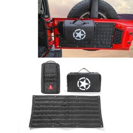 Car Styling Tailgate Storage Bag/Camping Mat /Vehicle repair tool kit Set Auto Interior Accessories Fit For Jeep Wrangler 2007-2017
