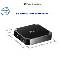 X96 Top-Box tv box Support X96 mini-Set S905W Amlogic 4K Wifi 16GB 2GB 30tps Quad-Core android 7.1
