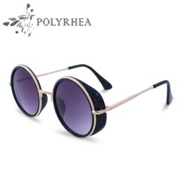 2021 Polarized Sunglasses Vintage Women Sunglasses Brand Design Round Sun Glasses Coating Mirror UV400 With Box And Cases