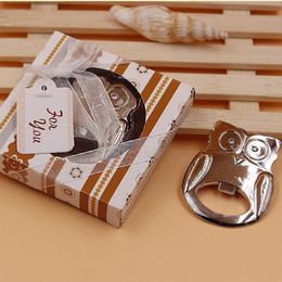 "Owl" Be Seeing You" Stainless-Steel Owl Bottle Opener Wedding&Bridal Shower Favours Party Souvenir fast shipping F20171443