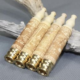 12mm Pan Yang wood carved round cigarette holder wood Philtre recycling type mini cigarette smoking mouth