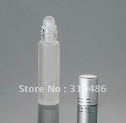 300pcs Free shipping capacity 10ml frosted glass roll on bottle, essential oil parfum perfume fragrance bottle