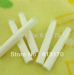 Free shipping 2015 New arrival white Capacity about 3g lipstick packing tube empty lip balm tube diy lip cream container