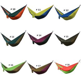 Air Tents Two Persons Tree Tent Hammock with Bed Summer Outdoors Gear Mountaineering Rest Barbecue Hiking Camping Beach Yard Multicolor