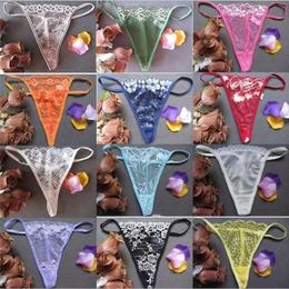 DHL Ferwear for Women Tangas Lace Transparent Underpants Sexy G-Strings Underwear T-pants Lingerie Priceree Panties Briefs Und