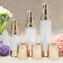 20/30/40ml Cosmetic Jar Empty Unique Mini Cosmetic Containers Refillable Bottles Women Lotion Airless Bottle F20172272