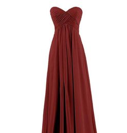 African Plus Size Bridesmaid Dresses Sweetheart A Line Long Ruffle Chiffon Nigeria Wedding Dresses