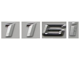 Chrome Number Trunk Rear Letters Badge Emblem Sticker for BMW 1 Series 116i