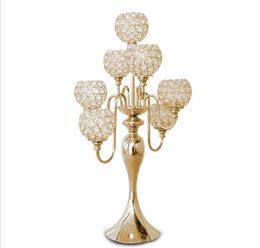 crystal candle stick candle candlelabra for wedding tea-light Centrepiece