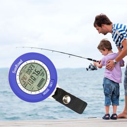 barometer thermometers UK - Sunroad Fishing Barometer Multi-function LCD Digital Outdoor Fishing Barometer Altimeter Thermometer wholesale
