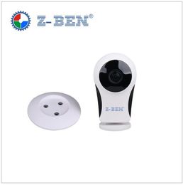 Brand New 180 Degree Mini WiFi Panoramic IP Camera HD 720P Fisheye Micro SD Camera Wireless Network Audio Surveillance Night Vision Cam