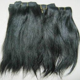 Good sister Love Weave processed weft Indian straight wavy natural hairs 20pcs/lot wholesale lowest surprise price