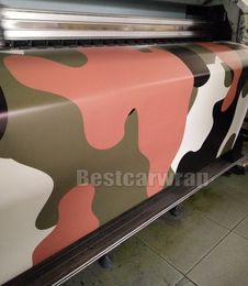 Large Snow Camo VINYL Full Car Wrapping Camouflage Foil Stickers with Camo truck covering air free size 1.52 x 30m/Roll Free Shipping