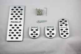 Car Accessories For Mazda 6 Mazda6 M6 Mechanical MT 2005-2009 Gas Brake Clutch Accelerator Pedal Pedale Pad Stickers Styling
