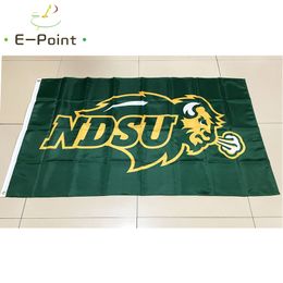 NCAA North Dakota State Bison polyester Flag 3ft*5ft (150cm*90cm) Flag Banner decoration flying home & garden outdoor gifts