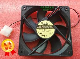Original ADDA 12025 AD1212HB-A71GL DC12V 0.37A 120*120*25.4mm 2 wire chassis server fan