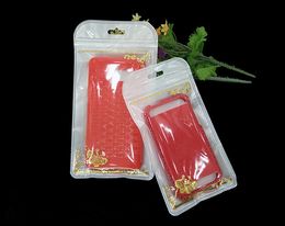 500pcs Wholesale Rotogravure Printing Waterproof Ziplock Plastic PVC Bag Hang Hole Package For Phone Cover For iPhone 5s/6s/7 6 plus