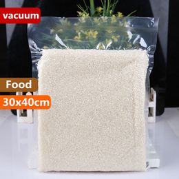 30x40cm A Grade Vacuum Transparent Cooked Food Saver Storing Packaging Bags Meat Snacks Hermetic Storage Heat Sealing Plastic Package Pouch