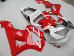 Free Customise Injection fairing kit for Honda CBR900RR 00 01 red white fairings set CBR929RR 2000 2001 OT19