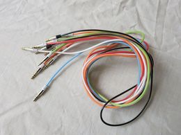 100cm Male To Male 3.5mm Jack to 3.5mm 6 Colors Crystal Audio Cable For Iphone Car AUX For Phone CD Player 500pcs/lot