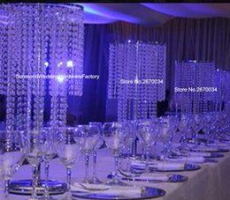 Wholesale Modern Able Table Top Crystal Chandelier Centerpieces for wedding