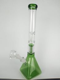2017 new glass hookah, 43 cm tall, glass tube diameter: 5 cm, 12 cm, 18 mm joint