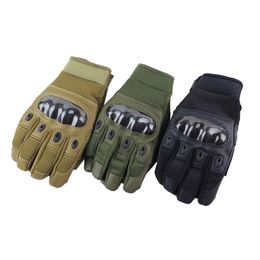 Outdoor Sports Tactical Full Finger Gloves Motocycle Cycling Gloves Paintball Airsoft Shooting Hunting NO08-060