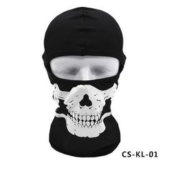 skull face mask cycling Full face Hood scream mask costume Skull Skeleton mask Cycling Cosplay Ski Biker Headband Tactical Hoods