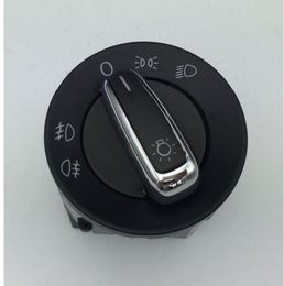 for Golf MK4 Jetta 4 Bora 1998-2008 Passat B5 Chrome Headlight Switch Fog Head Light Lamp Knob Button 3BD 941 531 A