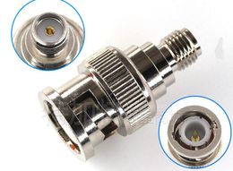 10pcs/lot SMA to BNC adapter SMA female to BNC male straight connector adapter free shipping