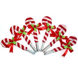 Wholesale- Christmas Decoration Supplies Santa Claus Stick Pen Pencil Cover Pen Cap Table Decor Kids Gift Wholesale