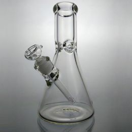 9mm Thick Beaker Bongs water pipes beaker 10 inches water pipe heady smoking bong beaker base bong thick glass water bongs heavy big bong