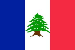 The French Mandate of Lebanon Ensign Flag National Flag 3ft x 5ft Polyester Banner Flying 150* 90cm Custom flag outdoor