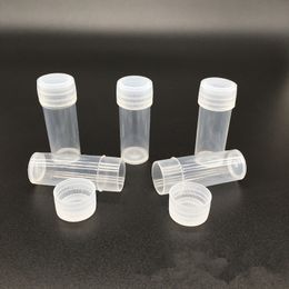 5g Transparent Volume Plastic Sample Bottle 5ML Small Bottle Vial Home Kitchen Storage Container Lab Sample Collection F2017266