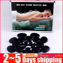 28pcs Massage Stones Hot Stone Therapy Lymphatic Detox Drainage Slimming Eliminate Fatigue Wrinkles Removal Body Face Care